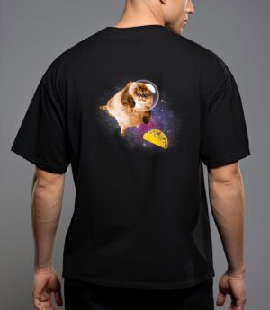 Taco cat , funny taco cat in space , taco cat t-shirt T-Shirt