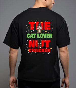 The cat lover nutcracker funny christmas family group pajama t-shirt T-Shirt