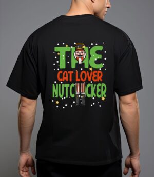 The cat lover nutcracker funny christmas matching family t-shirt T-Shirt