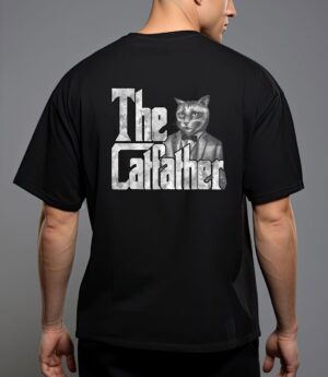 The catfather cat father mafia father cat t-shirt T-Shirt