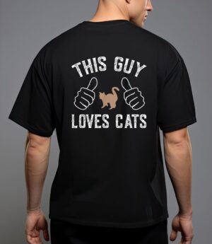 This guy loves cats for cat lover t-shirt T-Shirt