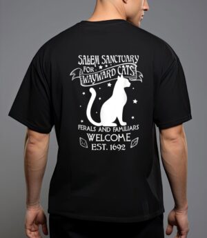 Witch salem sanctuary for wayward black cats 1692 gift idea t-shirt T-Shirt