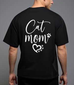 Womens cat mom t-shirt T-Shirt