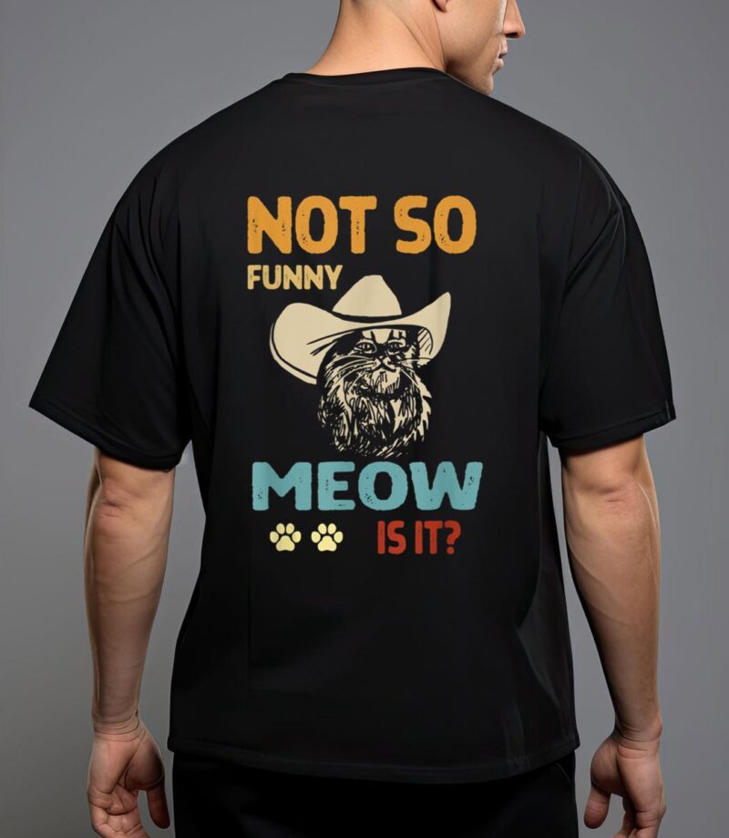 Super state trooper retro cat shirt not so funny meow is it t-shirt T-Shirt